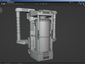 sci-fi container 3D Model