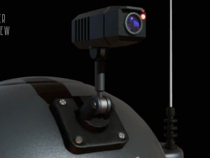 sci-fi robot - droid bone-rigged 3D Model