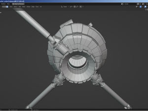 sci-fi robot - droid bone-rigged 3D मॉडल