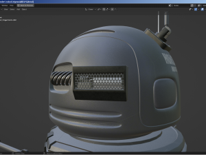 sci-fi robot - droid bone-rigged 3D मॉडल