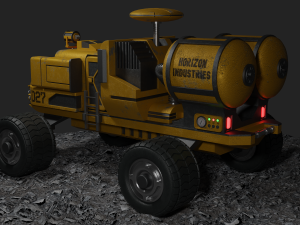 Sci-Fi Truck - FK rigged 3D Модель