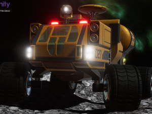 Sci-Fi Truck - FK rigged 3D Модель
