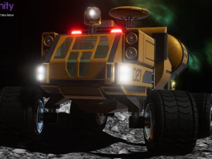 Sci-Fi Truck - FK rigged 3D Model