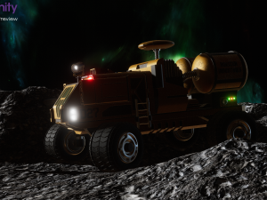 Sci-Fi Truck - FK rigged 3D Модель