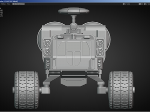 Sci-Fi Truck - FK rigged 3D Модель