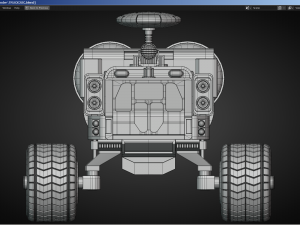 Sci-Fi Truck - FK rigged 3D Модель
