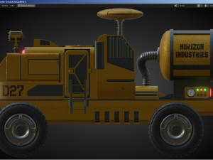 Sci-Fi Truck - FK rigged 3D Модель