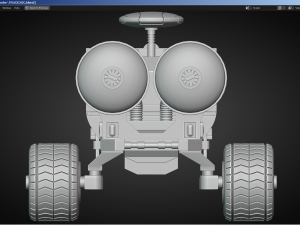 Sci-Fi Truck - FK rigged 3D Модель
