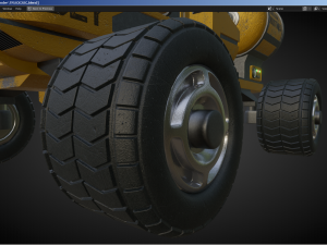 Sci-Fi Truck - FK rigged 3D Модель