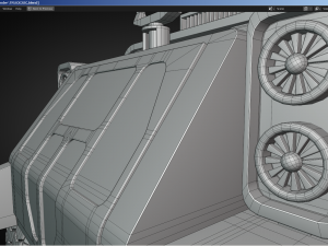 Sci-Fi Truck - FK rigged 3D Модель