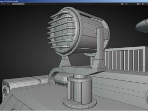 Sci-Fi Truck - FK rigged 3D Model