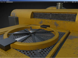 Sci-Fi Truck - FK rigged 3D Model