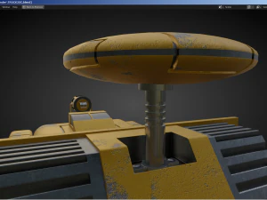 Sci-Fi Truck - FK rigged 3D Model