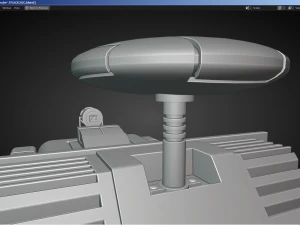 Sci-Fi Truck - FK rigged 3D Model