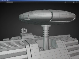 Sci-Fi Truck - FK rigged 3D Model