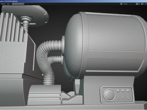 Sci-Fi Truck - FK rigged 3D Model