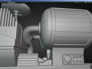Sci-Fi Truck - FK rigged 3D Модель