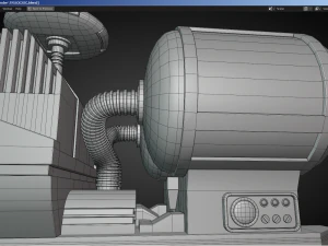 Sci-Fi Truck - FK rigged 3D Model