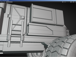 Sci-Fi Truck - FK rigged 3D Модель