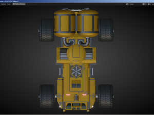 Sci-Fi Truck - FK rigged 3D Модель
