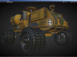 Sci-Fi Truck - FK rigged 3D Модель