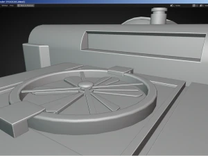 Sci-Fi Truck - FK rigged 3D Model