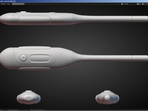 Digital Thermometer V2 3D Model