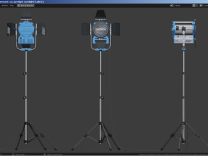Photography Studio Spotlight 3D Model