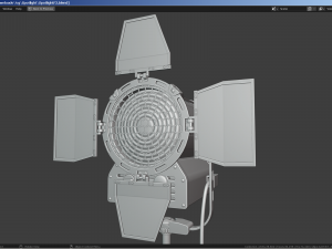 Photography Studio Spotlight 3D Model
