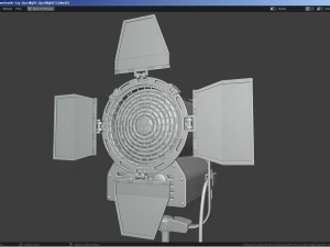 Photography Studio Spotlight 3D Model