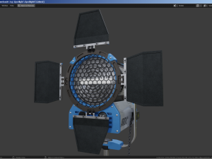 Photography Studio Spotlight 3D Model