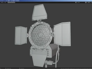 Photography Studio Spotlight 3D Model