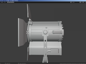 Photography Studio Spotlight 3D Model