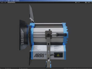 Photography Studio Spotlight 3D Model
