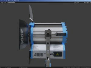 Photography Studio Spotlight 3D Model