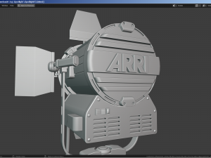 Photography Studio Spotlight 3D Model