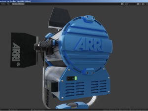 Photography Studio Spotlight 3D Model