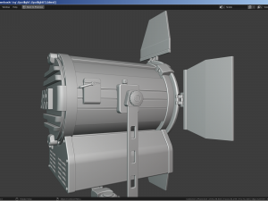 Photography Studio Spotlight 3D Model
