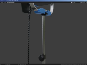 Photography Studio Spotlight 3D Model