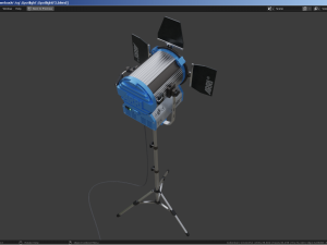 Photography Studio Spotlight 3D Model