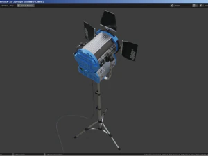 Photography Studio Spotlight 3D Model