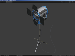 Photography Studio Spotlight 3D Model