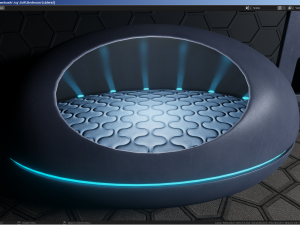 Sci-Fi Stylized Isometric Bedroom Modelo 3D