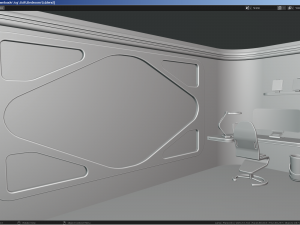 Sci-Fi Stylized Isometric Bedroom Modelo 3D