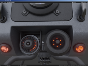 Military Combat Hexacopter Drone 3D 模型