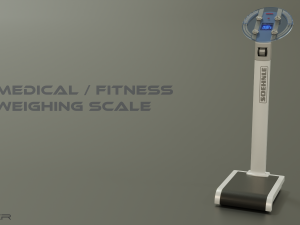 Medical-personal weighing scale 3D Models