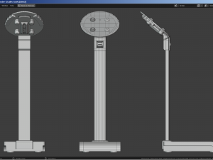Medical-personal weighing scale Modelo 3D