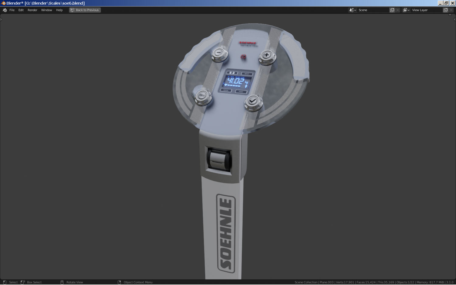 ArtStation - Column Medical Weighing Scale