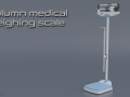 Column medical weighing scale 3D Models