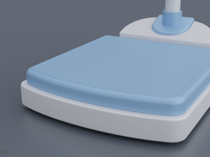 Column medical weighing scale Modèle 3D